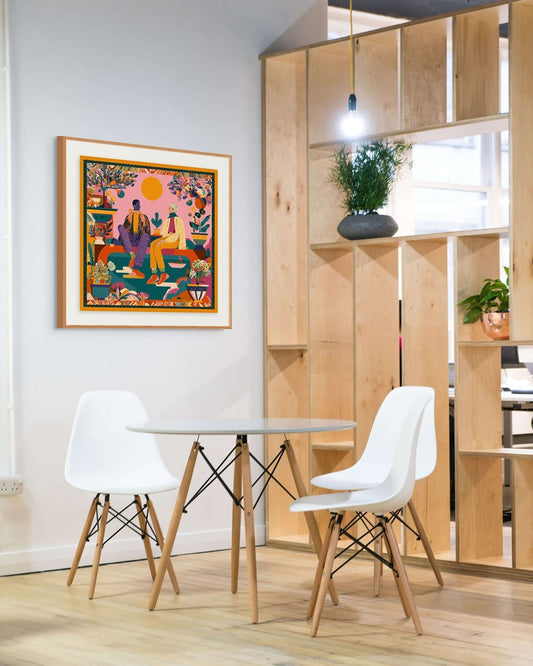 Sunrise by the Nile – wall art in home – Fringe Art Studio- Wall Art- Cairo Egypt