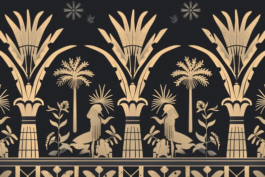 Golden Palms Set – wall art – Fringe Art Studio- Wall Art- Cairo Egypt