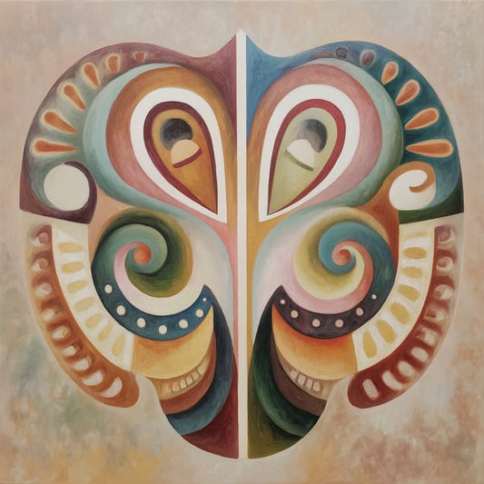 Mask Set – wall art – Fringe Art Studio- Wall Art- Cairo Egypt