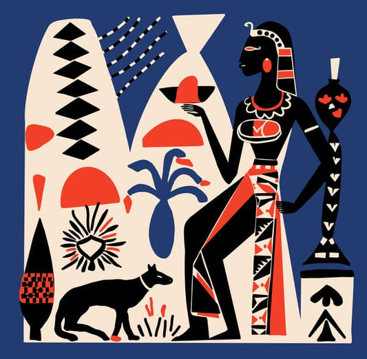 Pharaoh Magic Set – wall art – Fringe Art Studio- Wall Art- Cairo Egypt