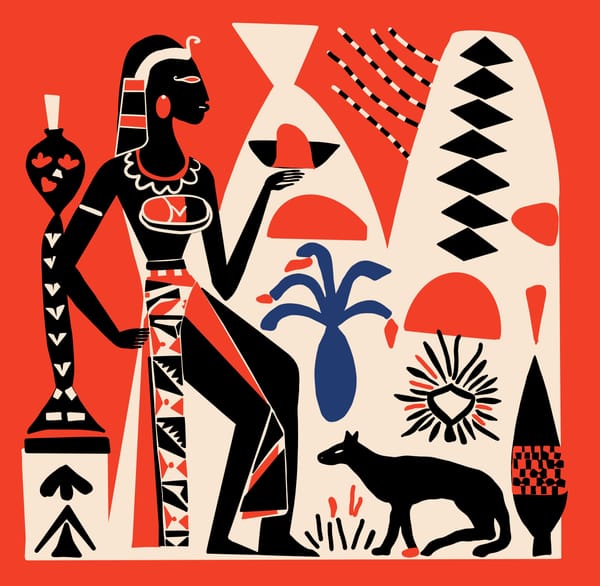 Pharaoh Magic Set – wall art – Fringe Art Studio- Wall Art- Cairo Egypt