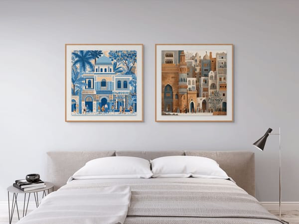 Earthy Arabesque – wall art – Fringe Art Studio- Wall Art- Cairo Egypt – Fringe Art Studio- Wall Art- Cairo Egypt