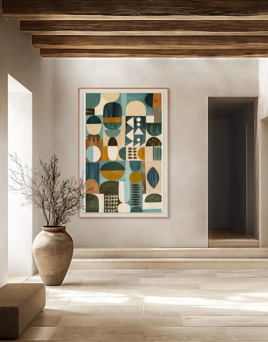 Axis I – wall art in home – Fringe Art Studio- Wall Art- Cairo Egypt