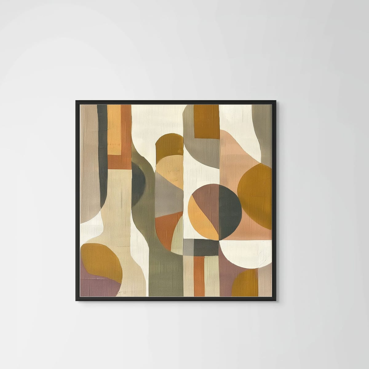Terrain I – black frame – no mount – Fringe Art Studio- Wall Art- Cairo Egypt