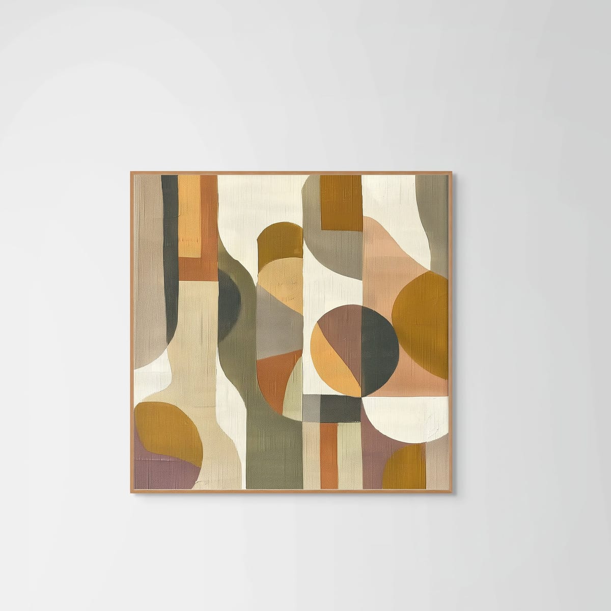 Terrain I – natural wood frame – no mount – Fringe Art Studio- Wall Art- Cairo Egypt