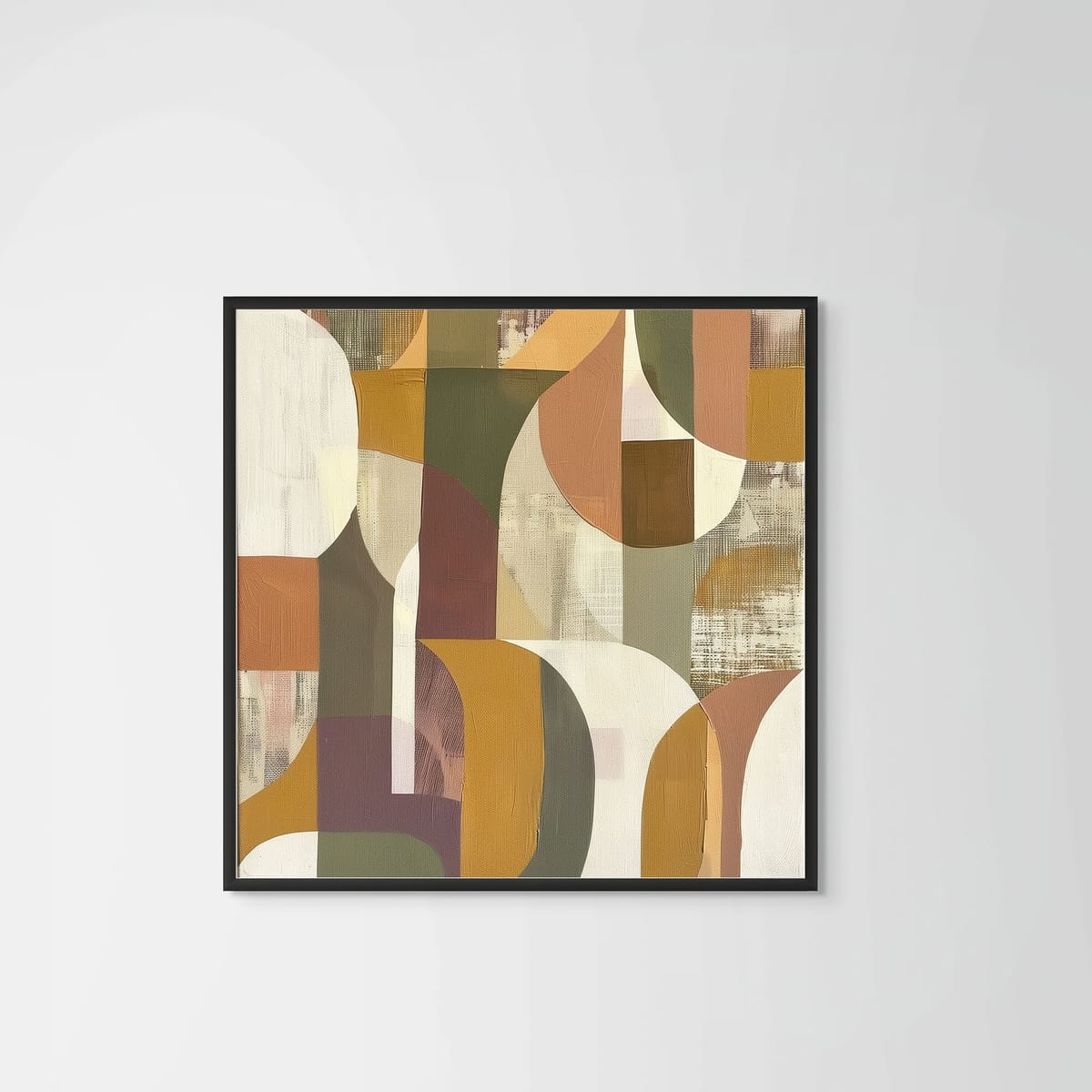Terrain III – black frame – no mount – Fringe Art Studio- Wall Art- Cairo Egypt