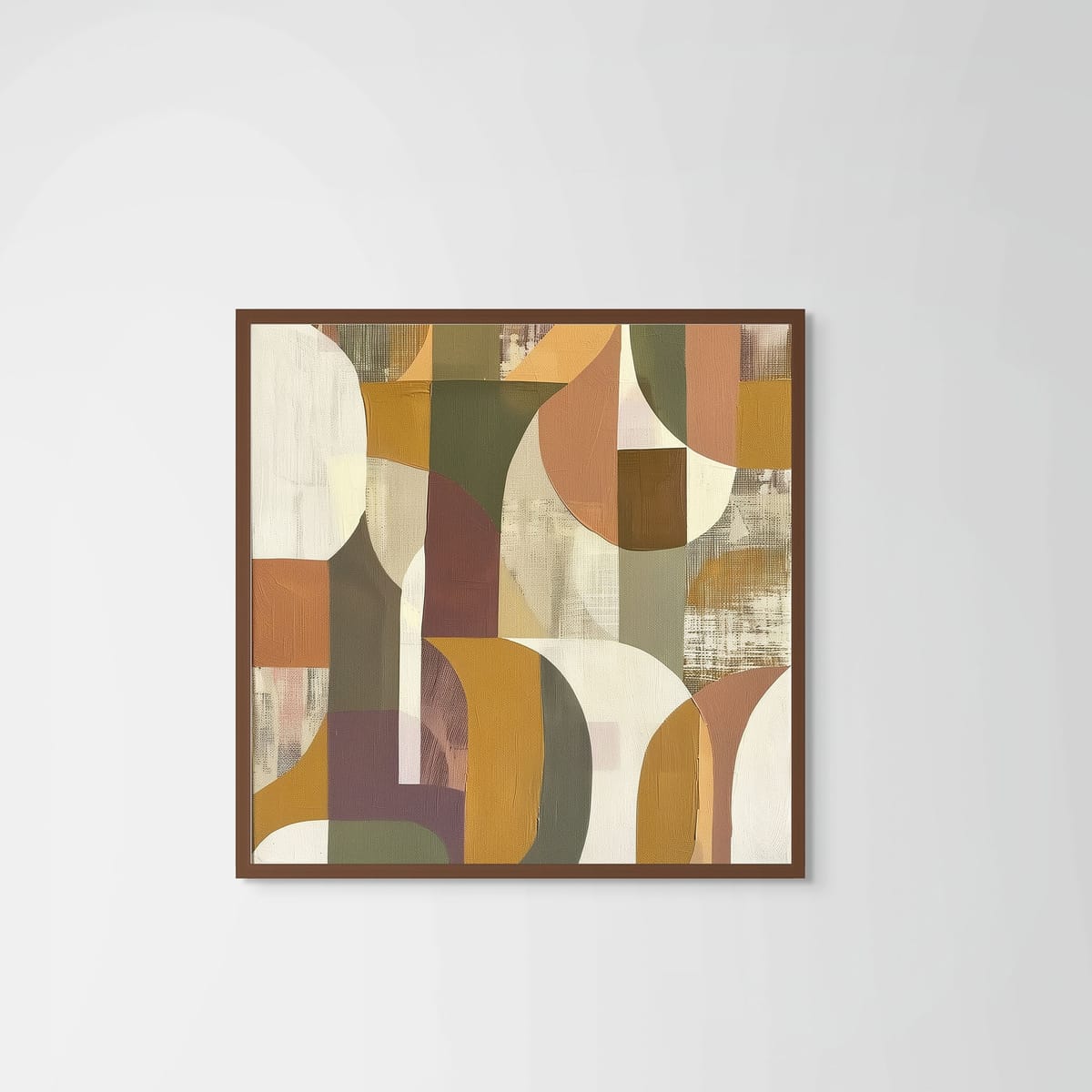 Terrain III – dark wood frame – no mount – Fringe Art Studio- Wall Art- Cairo Egypt