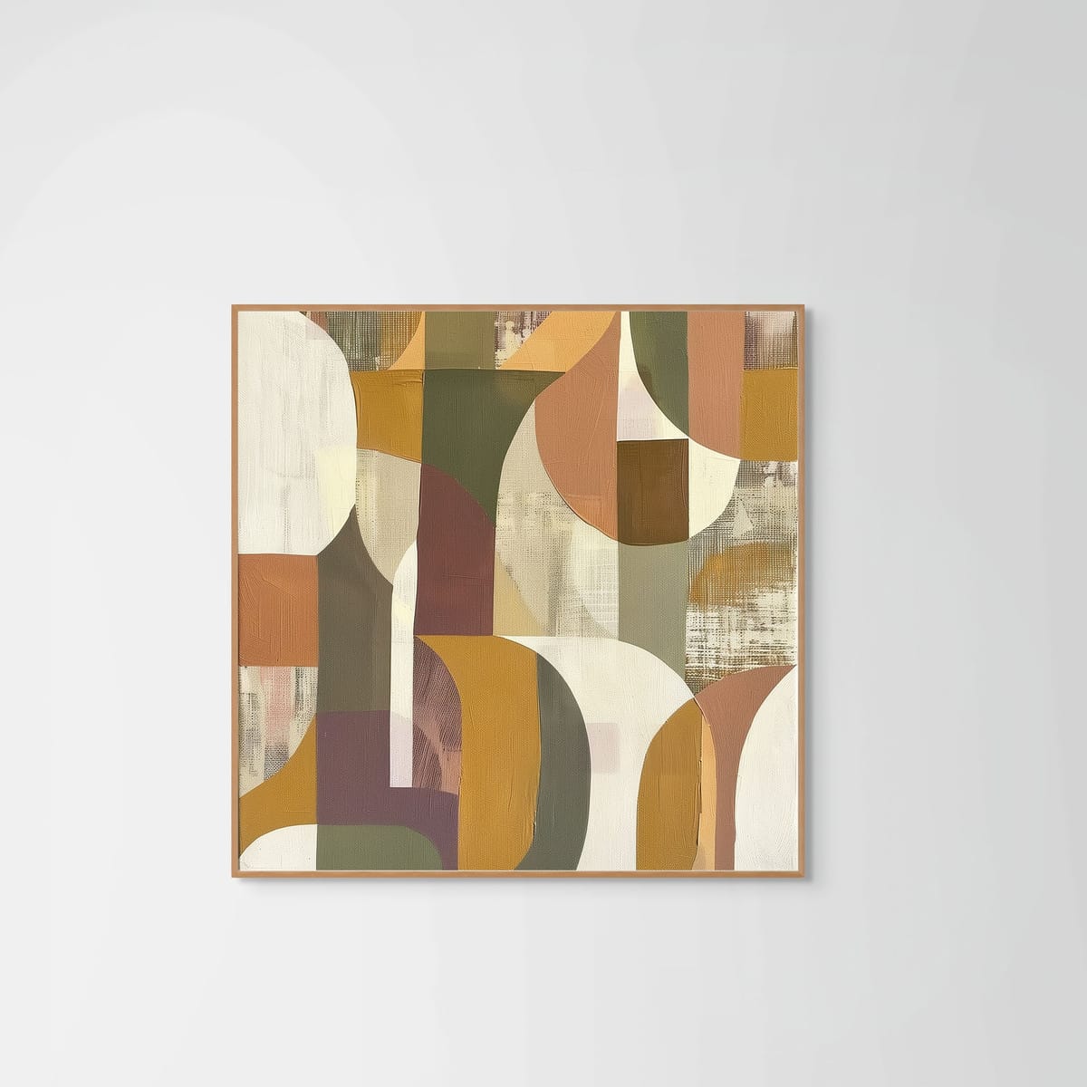 Terrain III – natural wood frame – no mount – Fringe Art Studio- Wall Art- Cairo Egypt