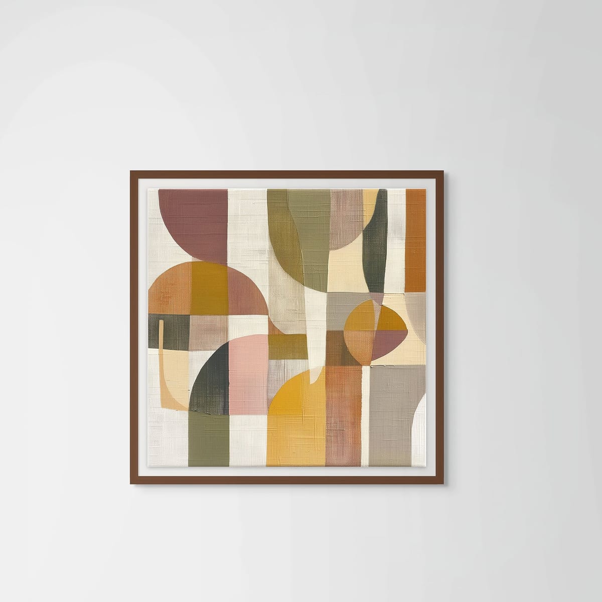 Terrain IV – dark wood frame – framed art print – Fringe Art Studio- Wall Art- Cairo Egypt