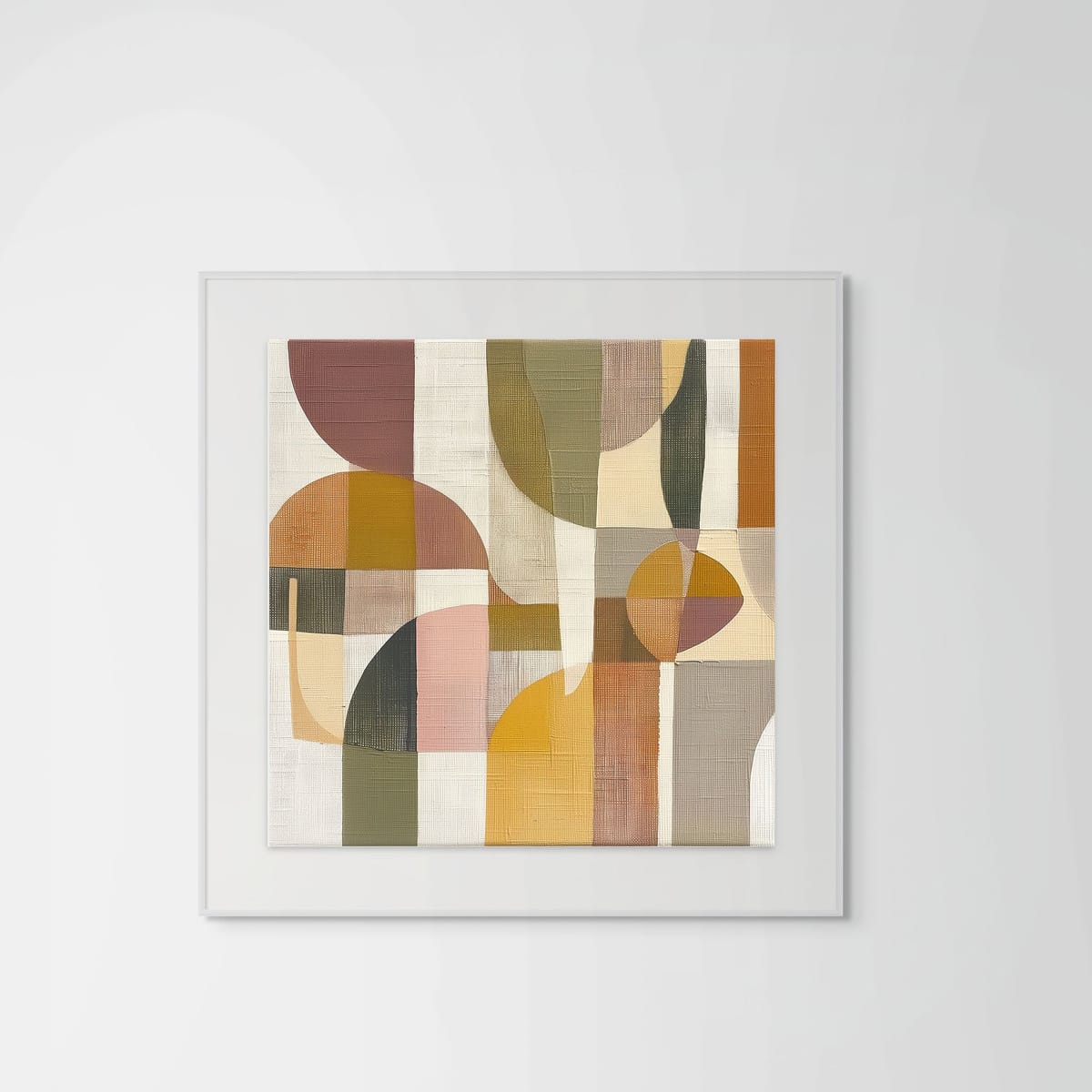Terrain IV – white frame – framed art print – Fringe Art Studio- Wall Art- Cairo Egypt