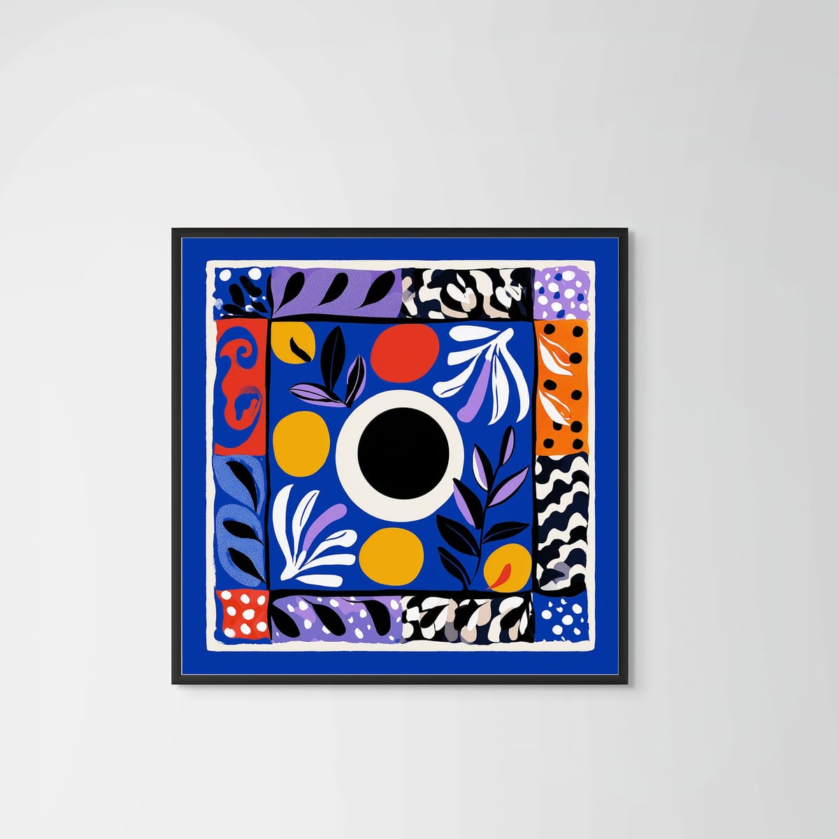 Autumn Blues – black frame – no mount – Fringe Art Studio- Wall Art- Cairo Egypt