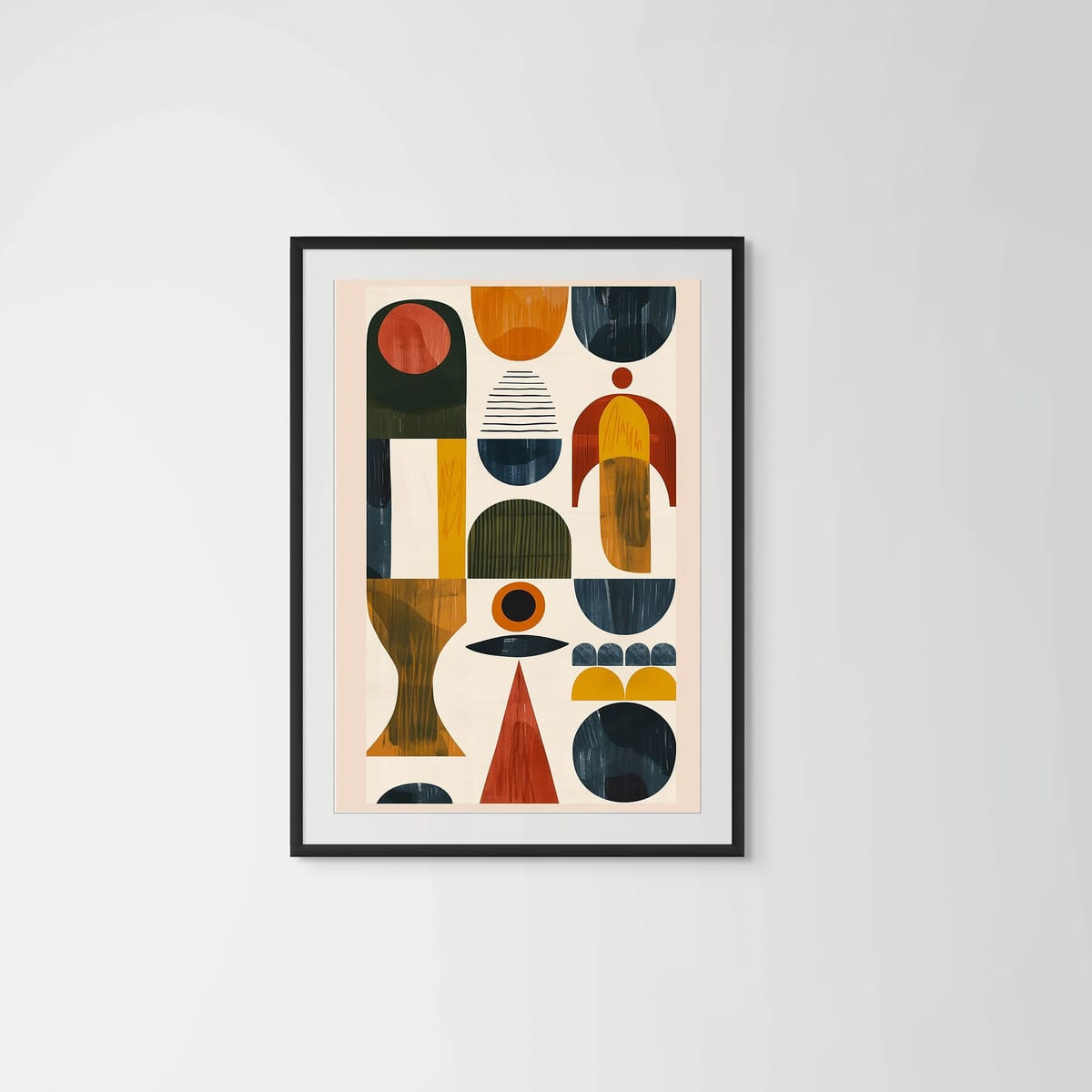 Earth I – black frame – framed art print – Fringe Art Studio- Wall Art- Cairo Egypt