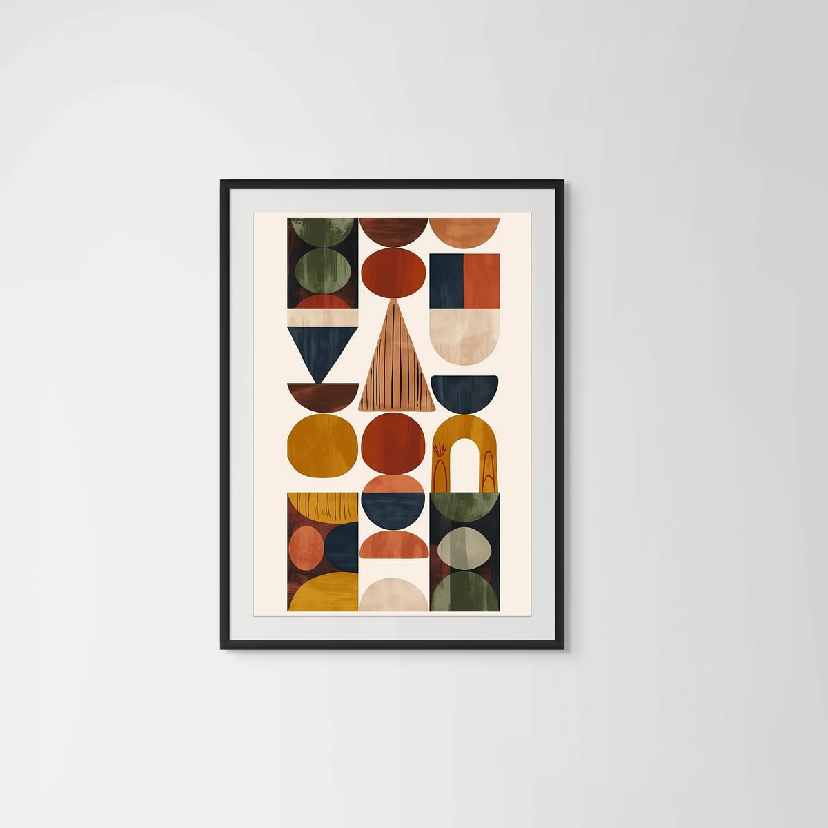 Earth II – black frame – framed art print – Fringe Art Studio- Wall Art- Cairo Egypt