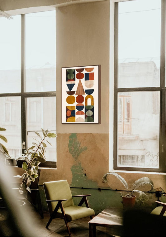 Earth II – wall art in home – Fringe Art Studio- Wall Art- Cairo Egypt