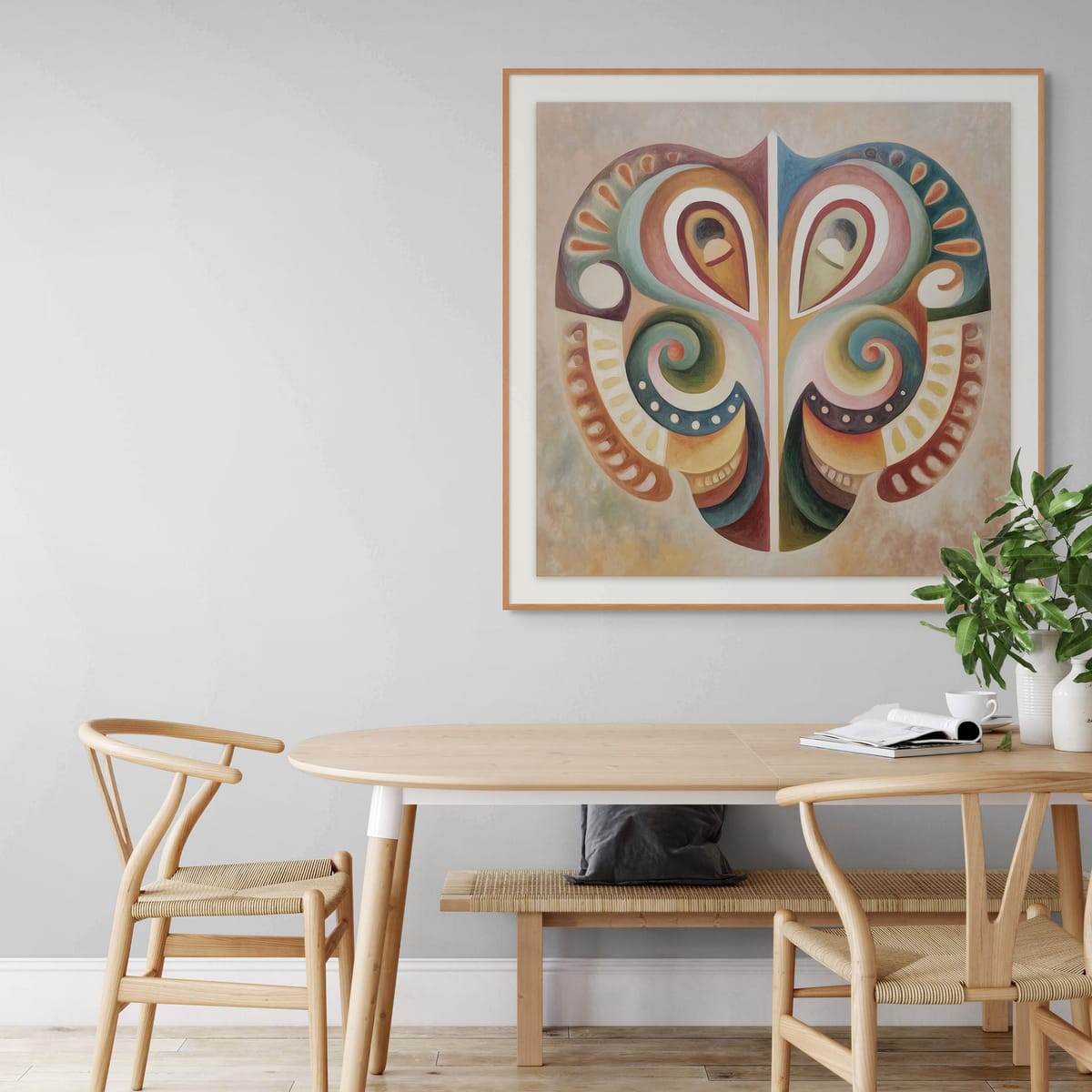 Mask I – wall art in home – Fringe Art Studio- Wall Art- Cairo Egypt