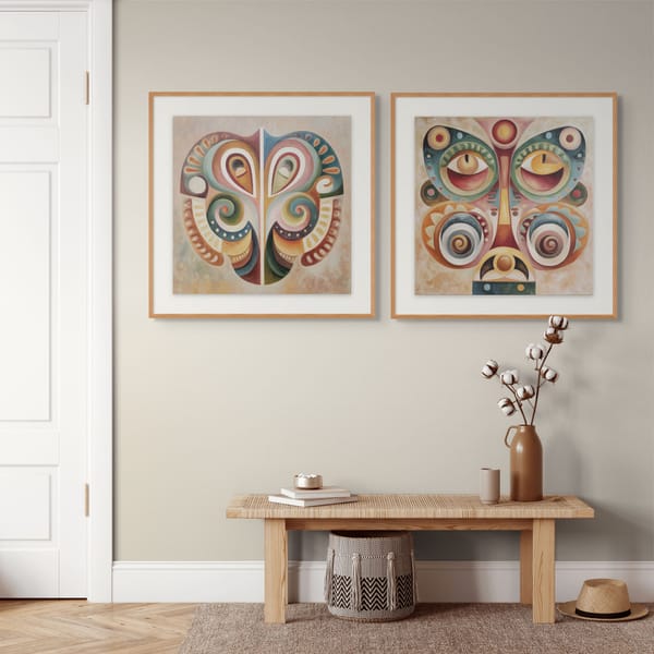Mask II – wall art – Fringe Art Studio- Wall Art- Cairo Egypt – Fringe Art Studio- Wall Art- Cairo Egypt