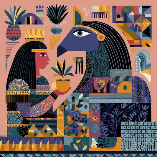 Daughter of the Sun – framed wall art print – Fringe Art Studio- Wall Art- Cairo Egypt