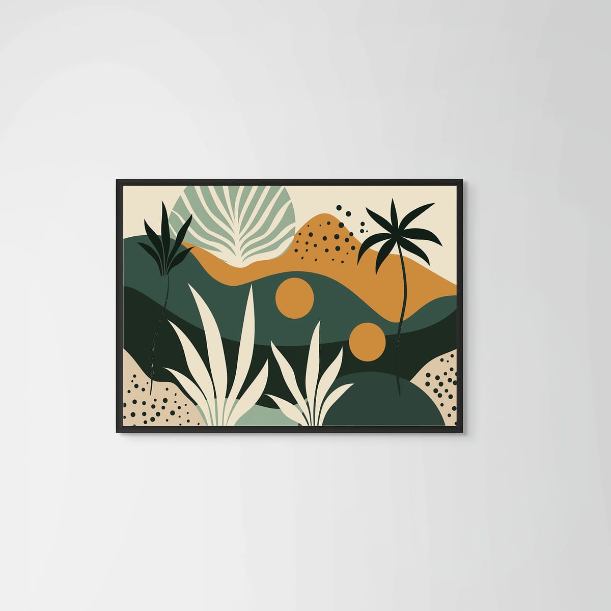 Dunes – black frame – no mount – Fringe Art Studio- Wall Art- Cairo Egypt
