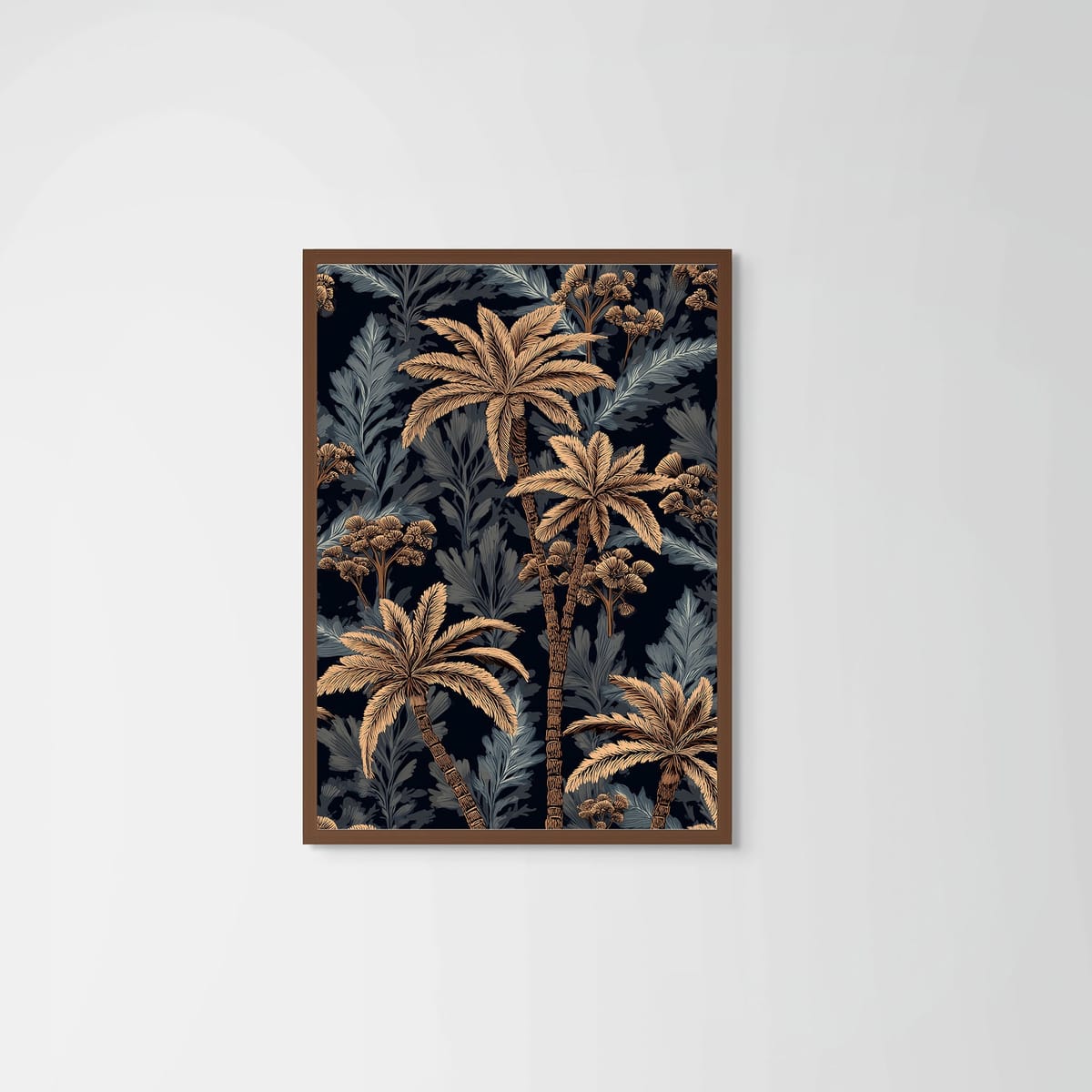 Golden Forest I – dark wood frame – no mount – Fringe Art Studio- Wall Art- Cairo Egypt