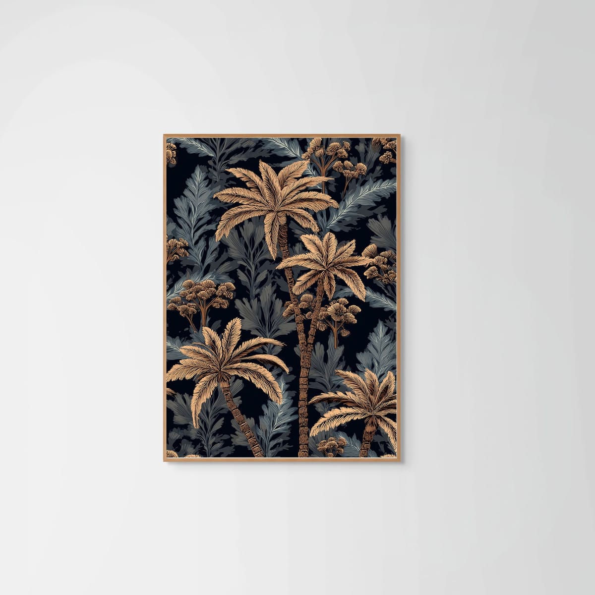 Golden Forest I – natural wood frame – no mount – Fringe Art Studio- Wall Art- Cairo Egypt