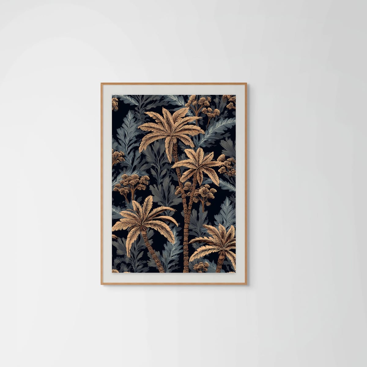 Golden Forest I – natural wood frame – framed art print – Fringe Art Studio- Wall Art- Cairo Egypt