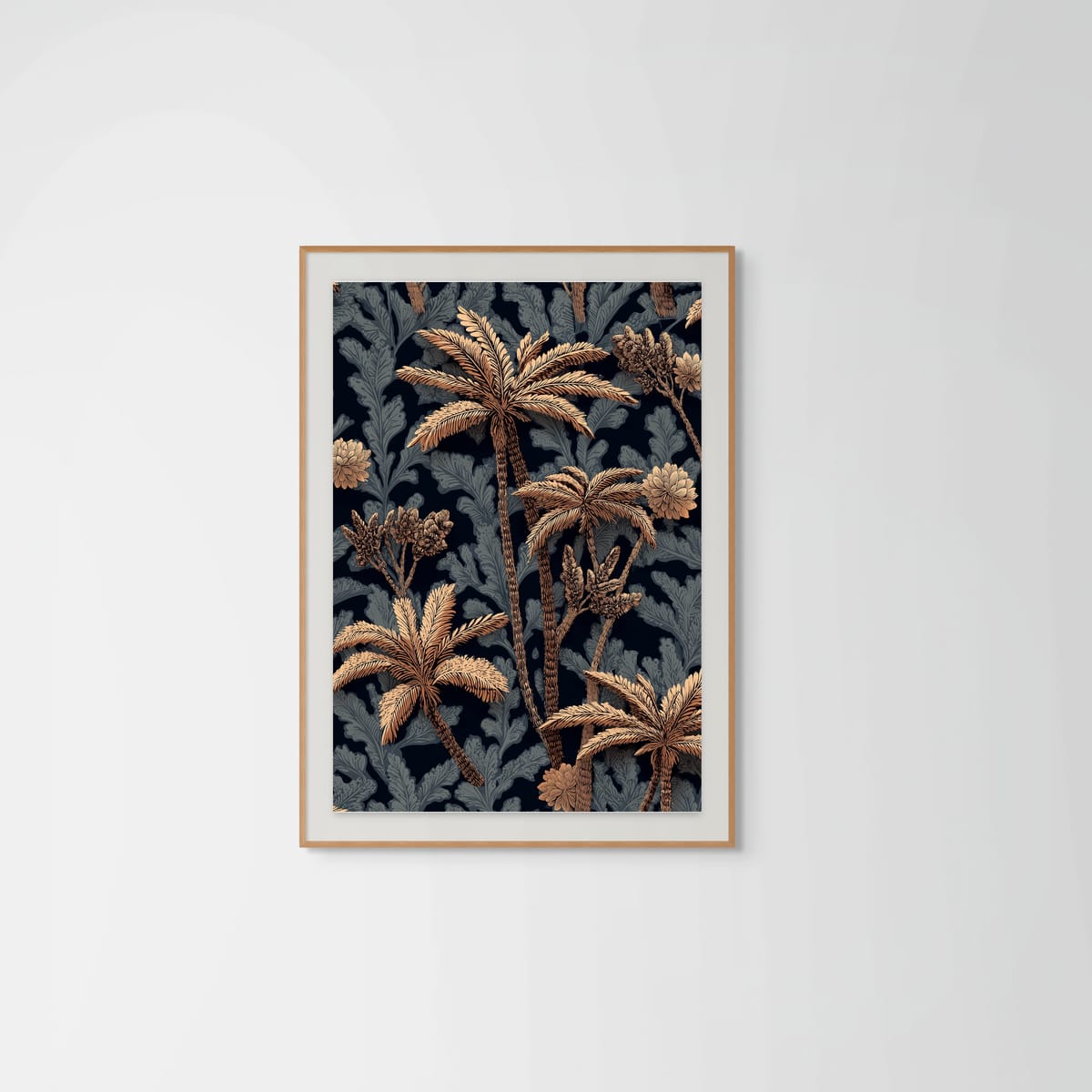 Golden Forest II – natural wood frame – framed art print – Fringe Art Studio- Wall Art- Cairo Egypt