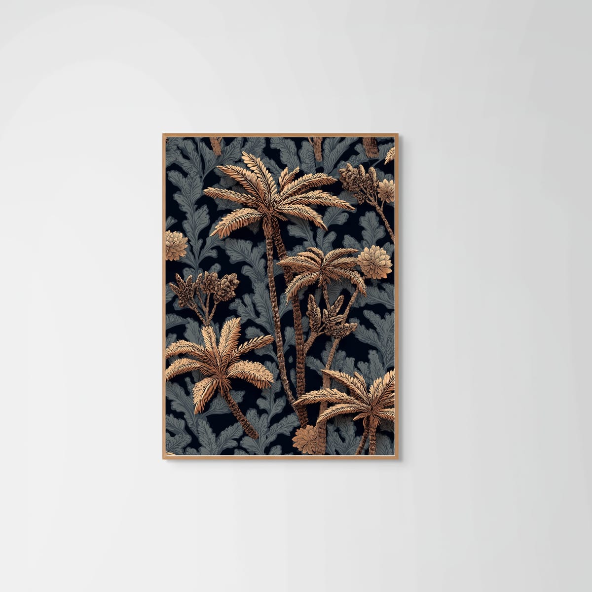 Golden Forest II – natural wood frame – no mount – Fringe Art Studio- Wall Art- Cairo Egypt