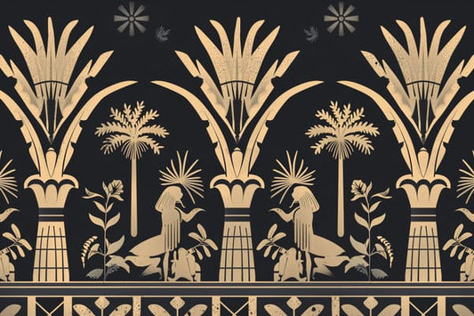 Golden Palms I – framed wall art print – Fringe Art Studio- Wall Art- Cairo Egypt