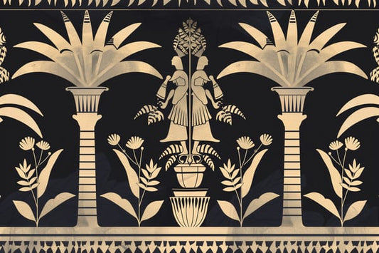 Golden Palms II – framed wall art print – Fringe Art Studio- Wall Art- Cairo Egypt