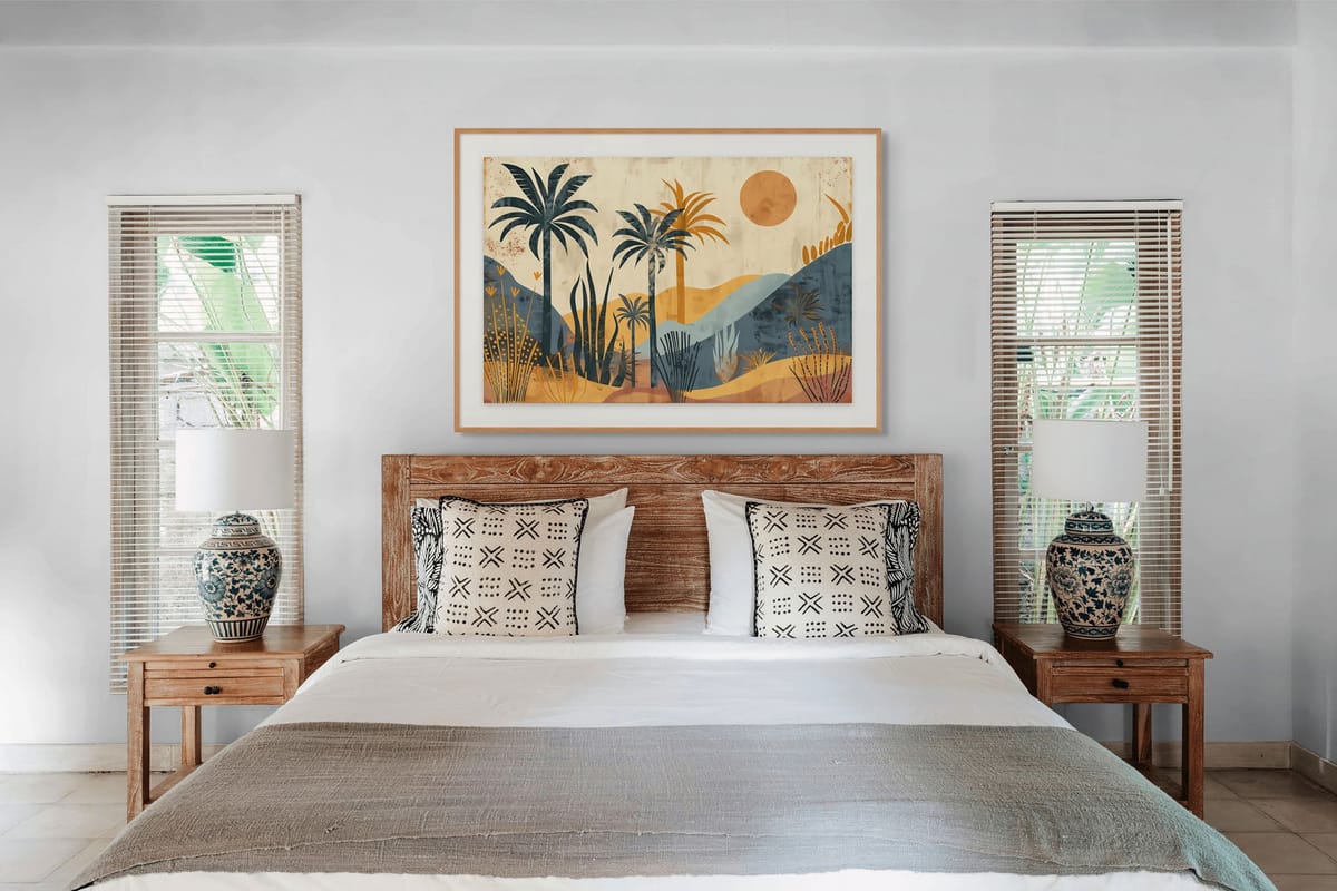 Horizon – wall art in home – Fringe Art Studio- Wall Art- Cairo Egypt