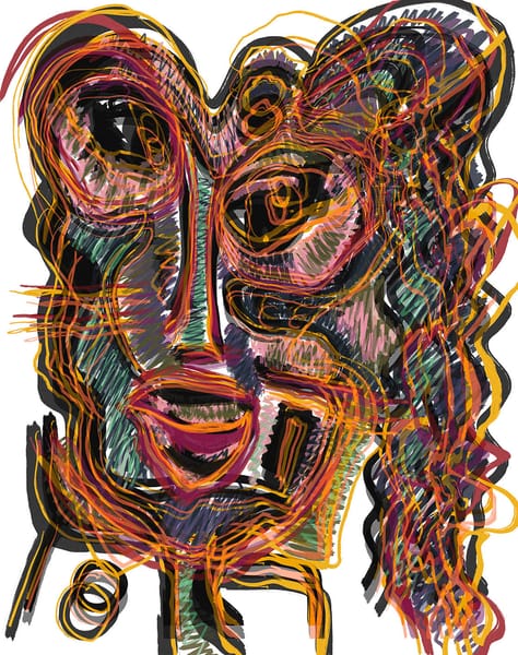 Inner Noise – framed wall art print – Fringe Art Studio- Wall Art- Cairo Egypt