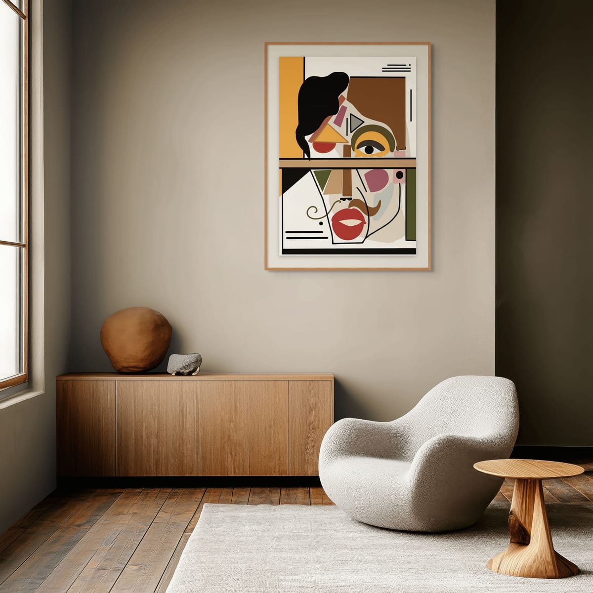 Jack – wall art in home – Fringe Art Studio- Wall Art- Cairo Egypt