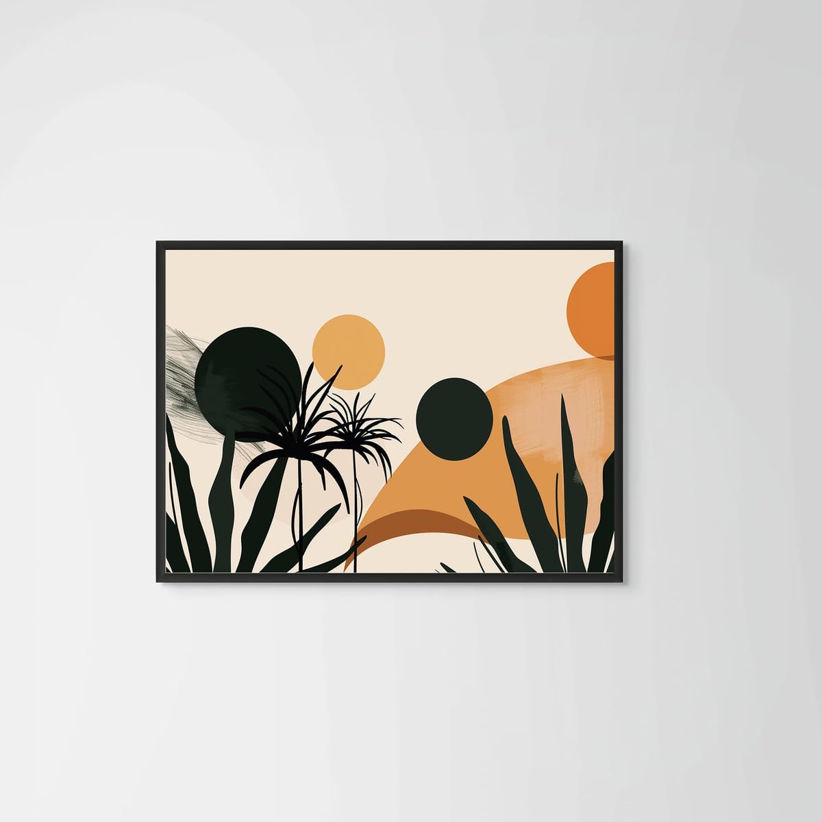 Layers of the Sun – black frame – no mount – Fringe Art Studio- Wall Art- Cairo Egypt