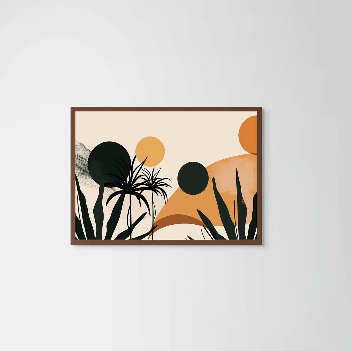 Layers of the Sun – dark wood frame – no mount – Fringe Art Studio- Wall Art- Cairo Egypt