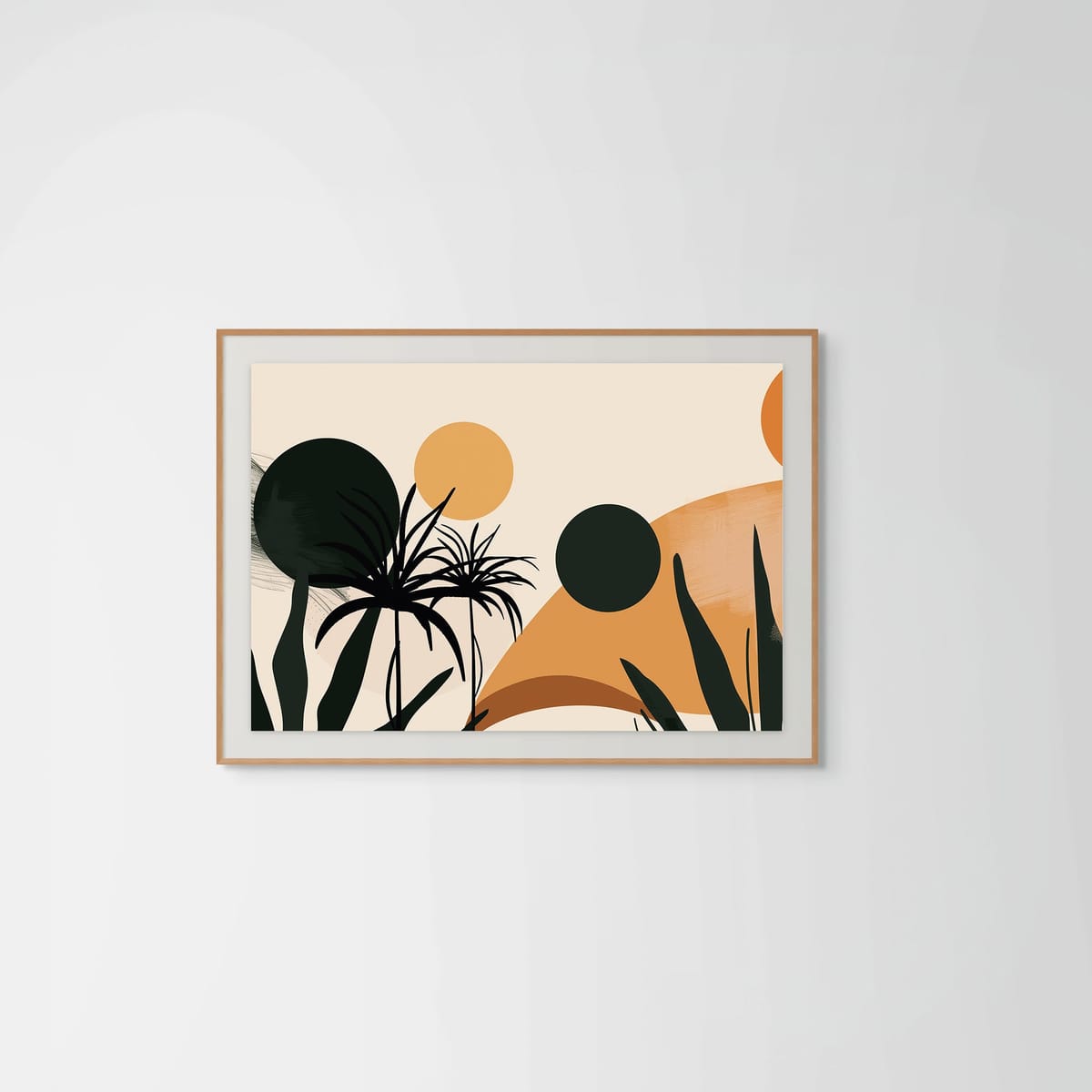 Layers of the Sun – natural wood frame – framed art print – Fringe Art Studio- Wall Art- Cairo Egypt