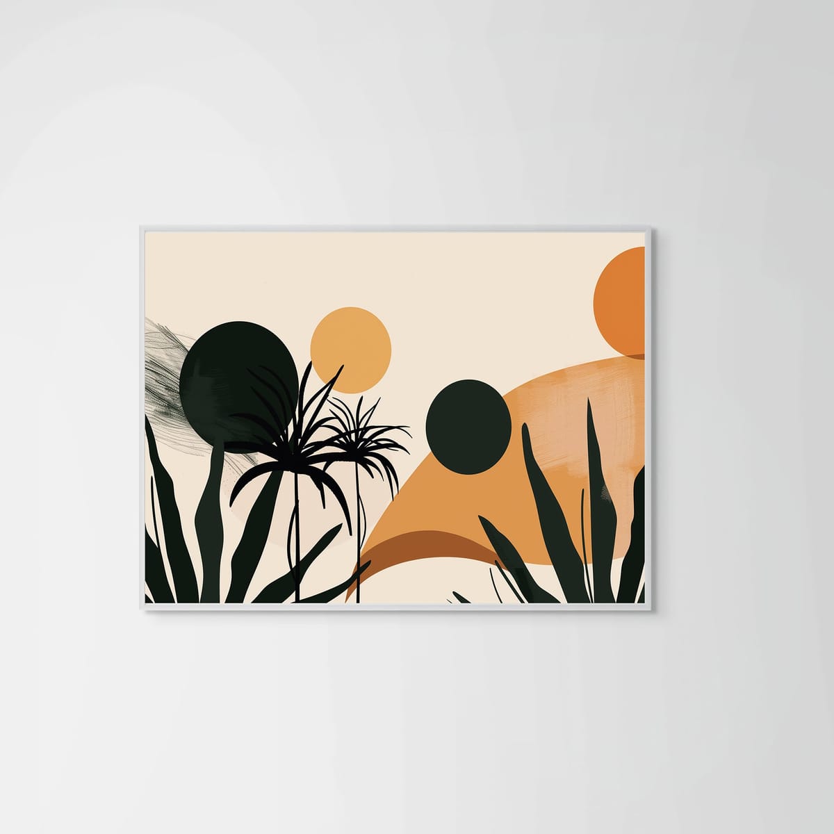 Layers of the Sun – white frame – no mount – Fringe Art Studio- Wall Art- Cairo Egypt