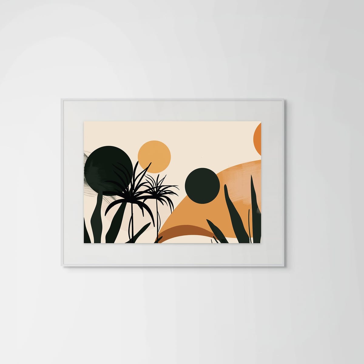 Layers of the Sun – white frame – framed art print – Fringe Art Studio- Wall Art- Cairo Egypt