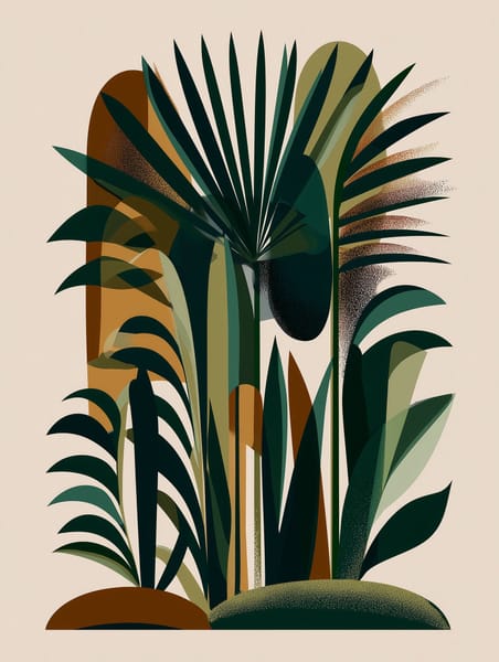 Palm Structure – framed wall art print – Fringe Art Studio- Wall Art- Cairo Egypt