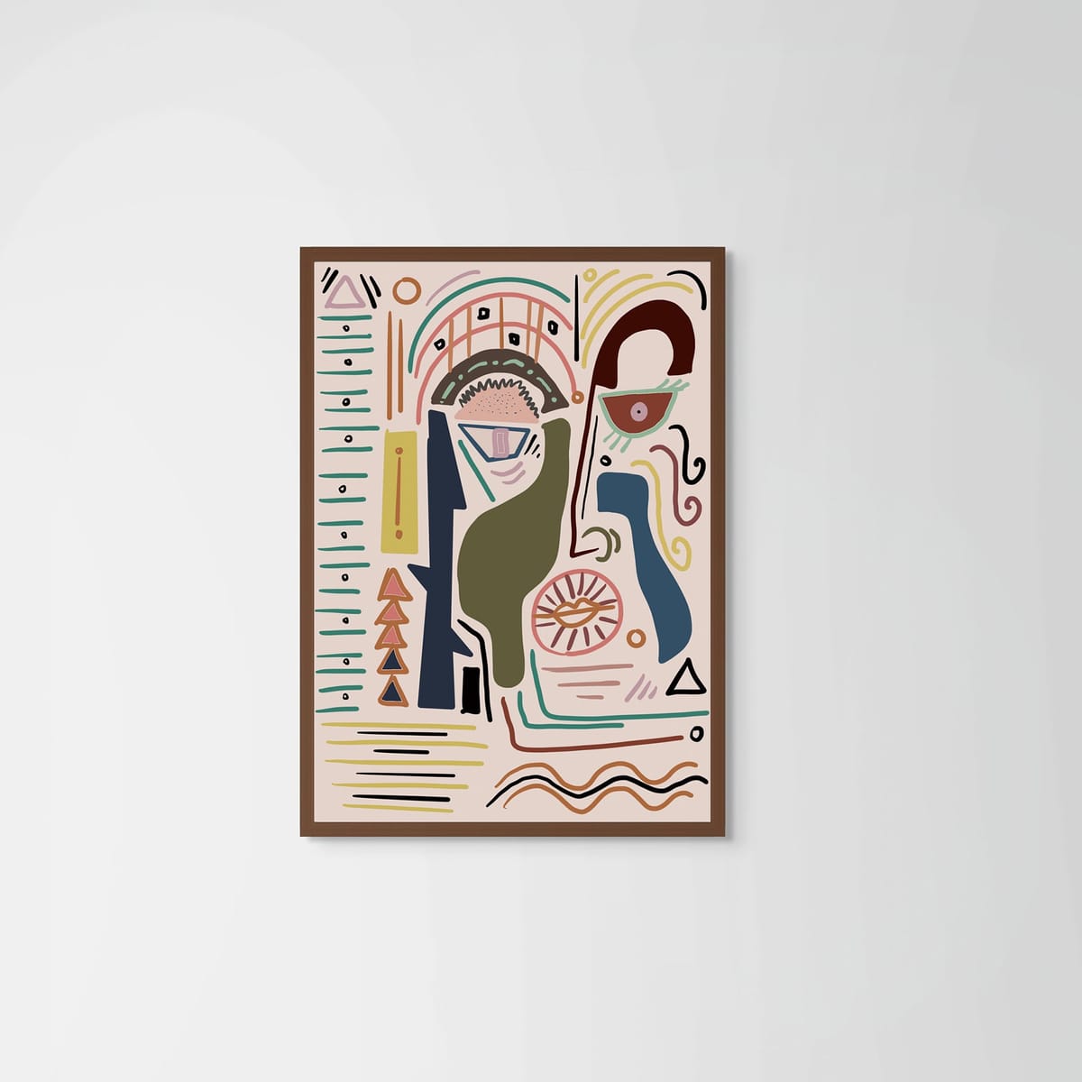 Self Reflection – dark wood frame – no mount – Fringe Art Studio- Wall Art- Cairo Egypt
