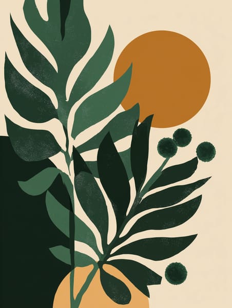 The Botanicals – wall art – Fringe Art Studio- Wall Art- Cairo Egypt