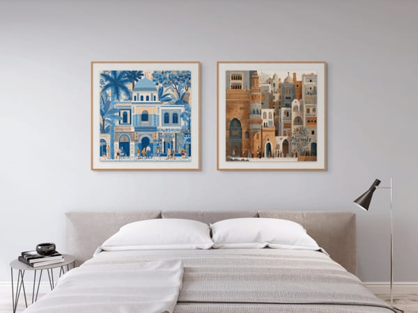 Heritage Set – art print set – Fringe Art Studio- Wall Art- Cairo Egypt