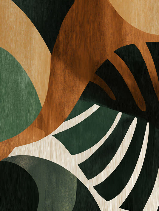 Abstract Botanical – framed wall art print – Fringe Art Studio- Wall Art- Cairo Egypt