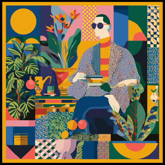 Un Cafe – framed wall art print – Fringe Art Studio- Wall Art- Cairo Egypt