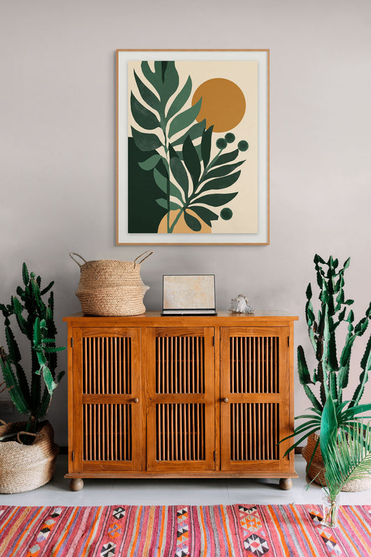 Leaves – wall art in home – Fringe Art Studio- Wall Art- Cairo Egypt