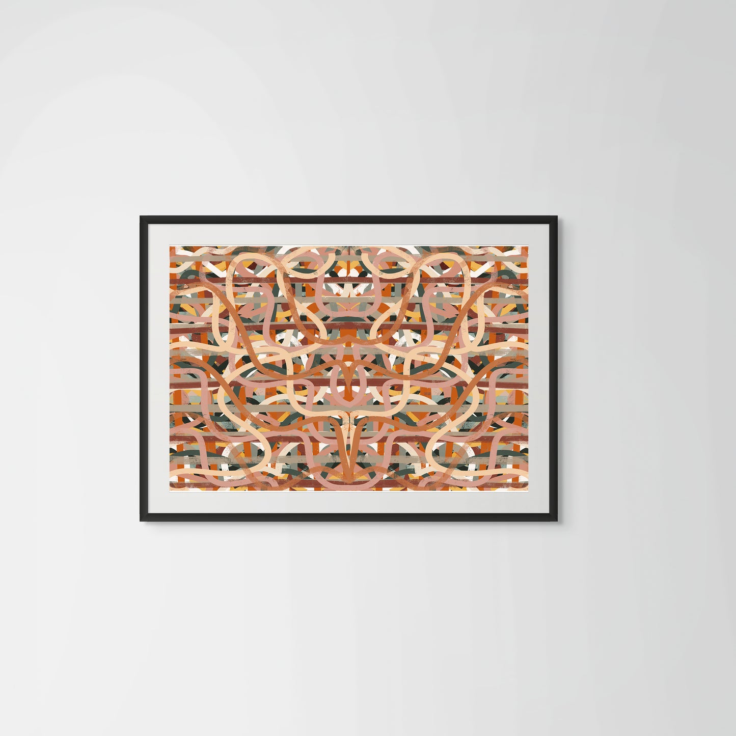Threads – black frame – framed art print – Fringe Art Studio- Wall Art- Cairo Egypt